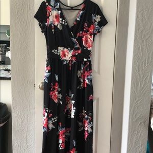Large empire waist maxi dress
